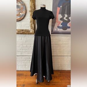 Vintage long black dress